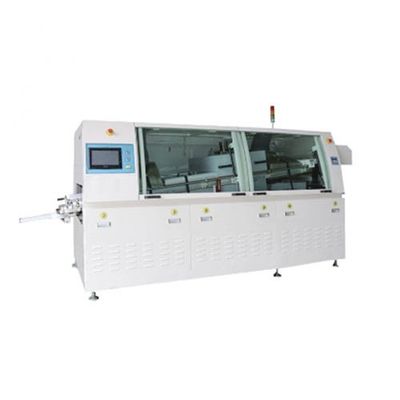 गुणवत्ता  Dual Waves SMT Wave Soldering Oven Automatic With Touch Screen PLC Control फैक्टरी