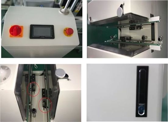 110V 280V 230V 50HZ 60HZ स्वचालित नंगे बोर्ड पीसीबी डिटेकर स्टैकर