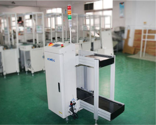 SMEMA पीसीबी लोडर 350x250mm दोहरी लेन 12s चक्र समय