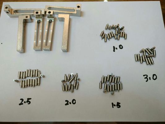 स्टेनलेस स्टील L प्रकार धारक और समर्थन पिन के लिए अर्ध-स्वचालित Solder पेस्ट प्रिंटर
