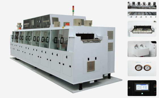 SUS316 मेष बेल्ट SMT सफाई मशीन L5860mm*W1650mm*H1650mm DI पूर्व-धोने के लिए